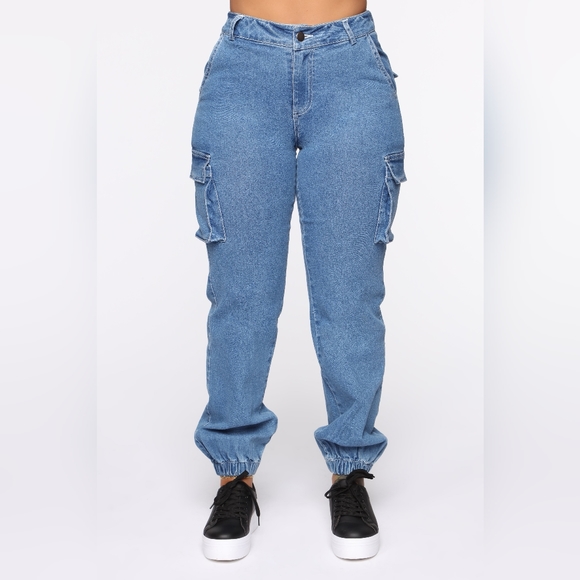 Never Better Cargo Jeans - Picture 1 of 2